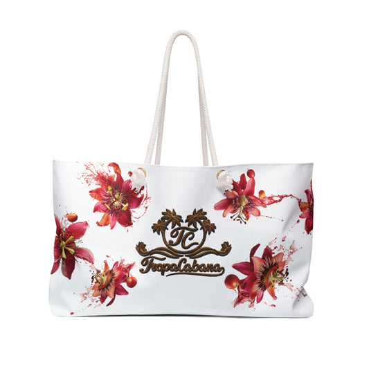 TropaCabana's Maracuja Flower Weekender Bag