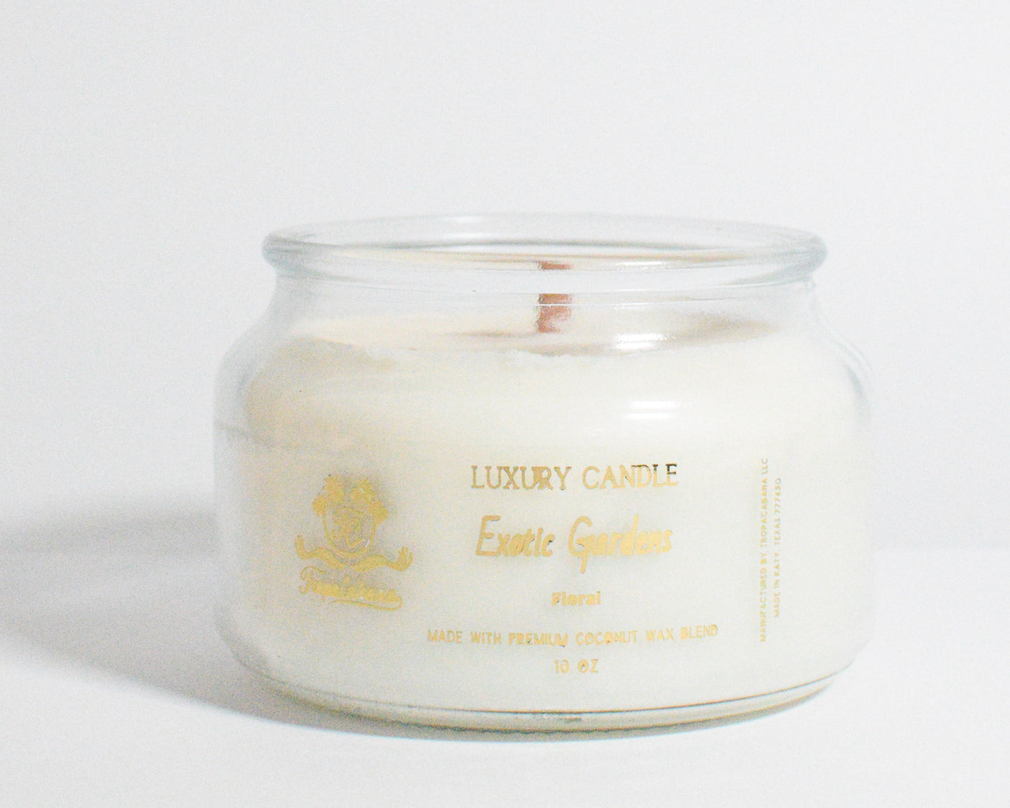 Exotic Gardens Candle, TropaCabana, Luxury Candle, Vegan Candle, Coconut Candle, 10 oz Candle, Floral Candle