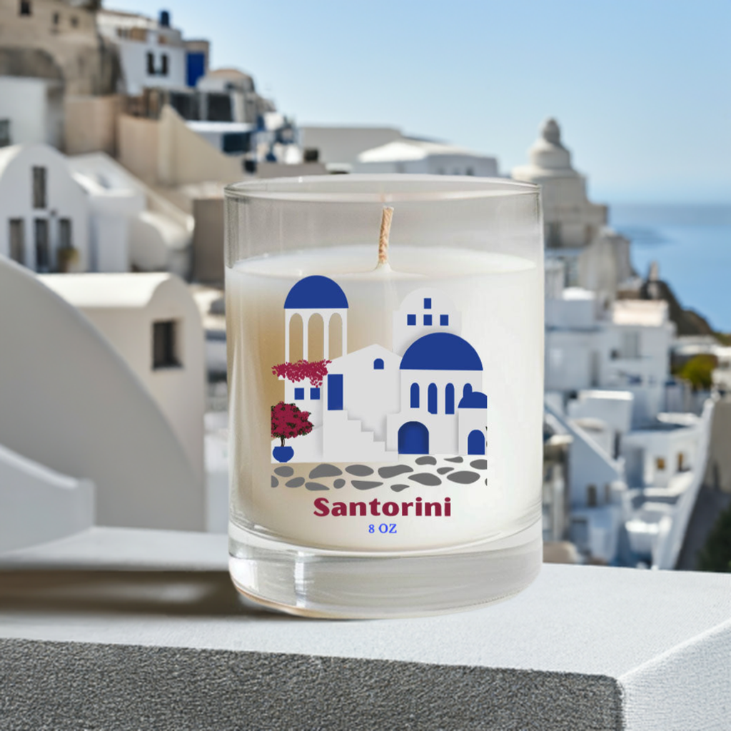 Santorini Candle